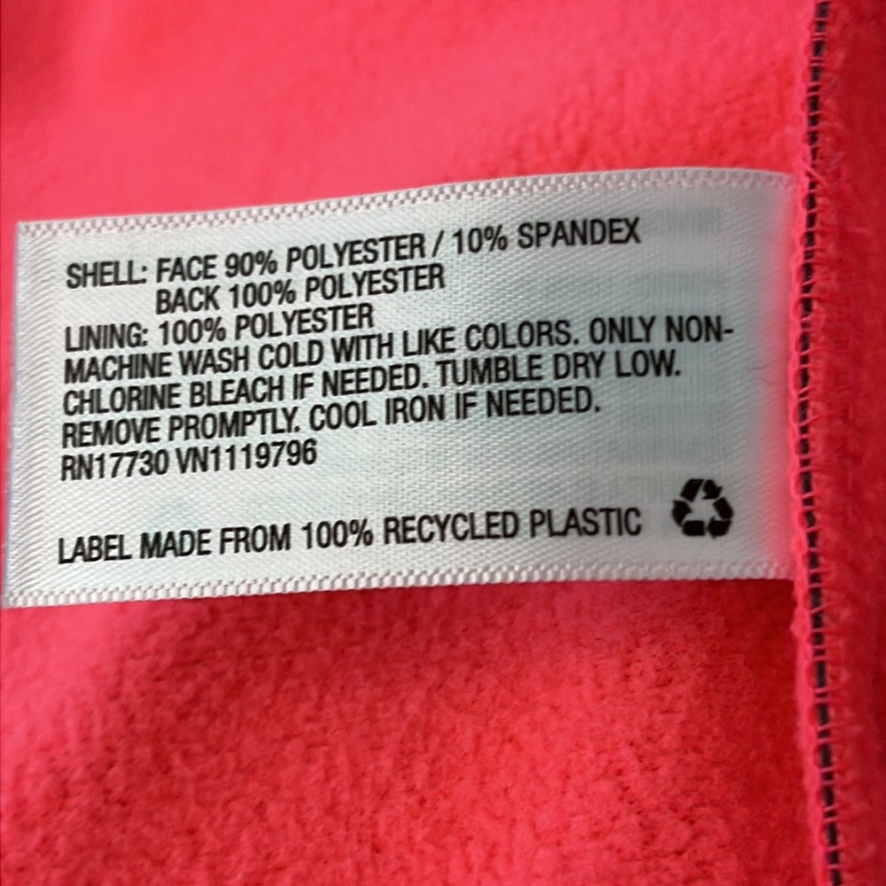 Gray Hooded Jacket with Pink Accents Size Medium (7/8). - Picture 8 of 8